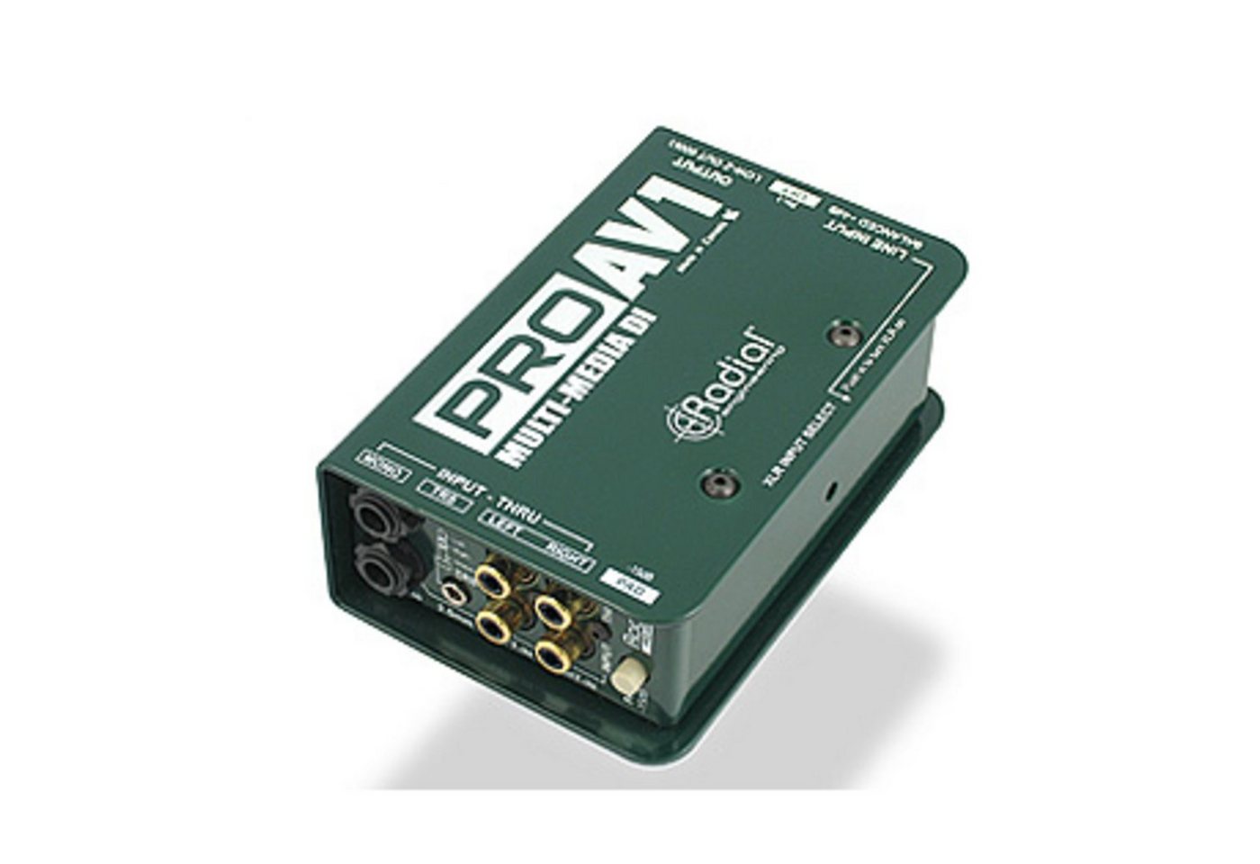 Radial Audio-Wandler, (Pro AV1 passive Multimedia DI-Box, Studio Hardware, DI-Boxen), Pro AV1 - DI Box von Radial