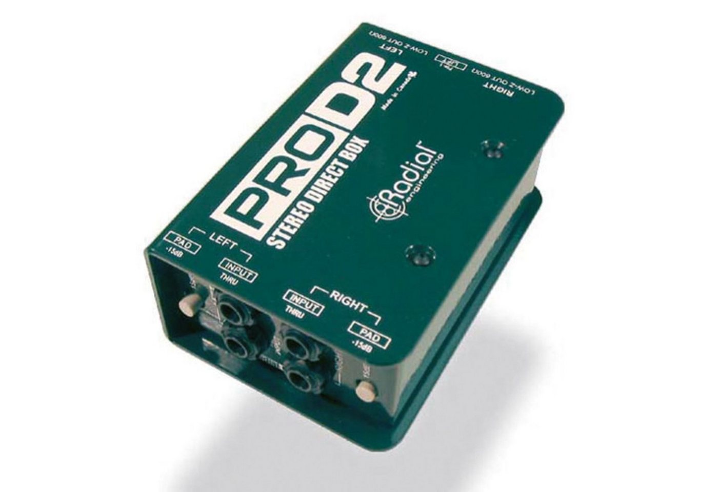 Radial Audio-Wandler, (Pro-D2 passive stereo DI-Box), Pro-D2 - DI Box von Radial
