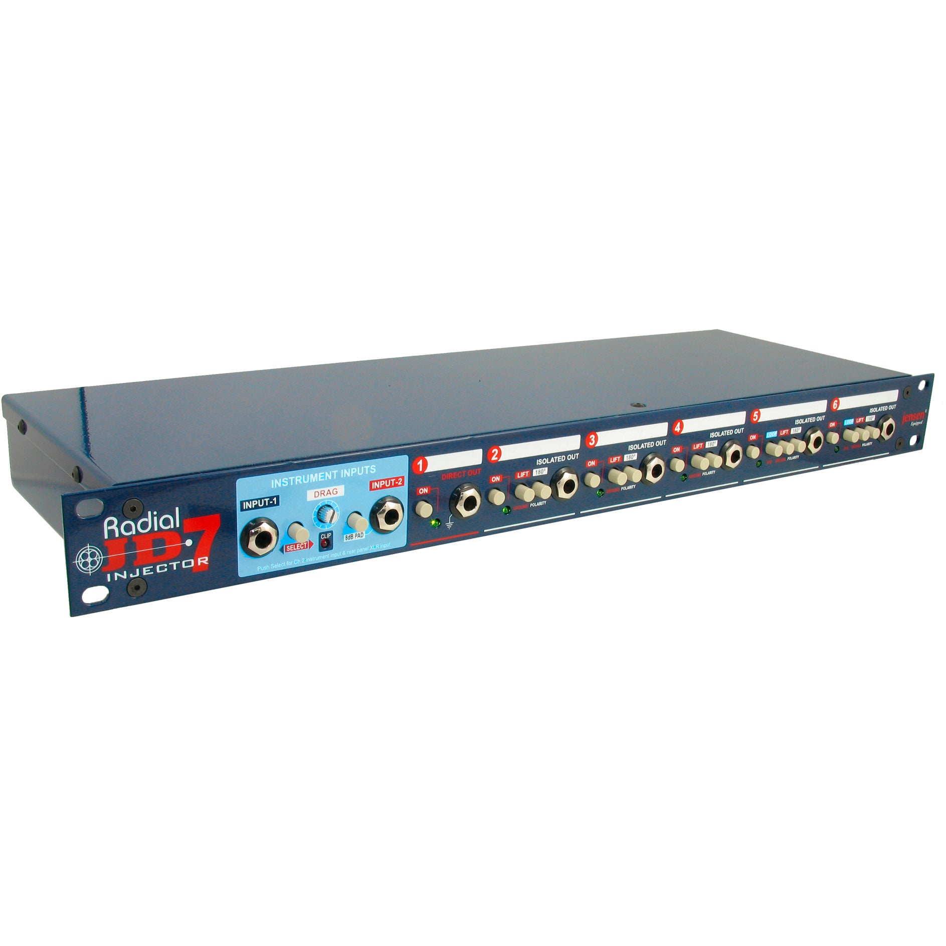Radial JD7 Active 7-Channel Guitar Splitter Radial JD7 Active 7-Channel Guitar Splitter von Radial