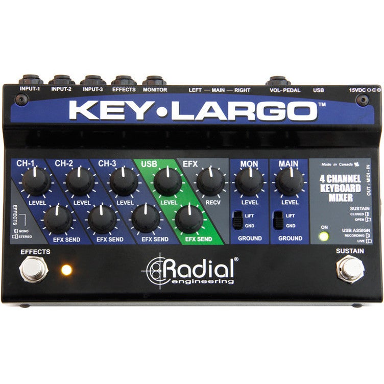 Radial Key-Largo Keyboard-Mixer von Radial