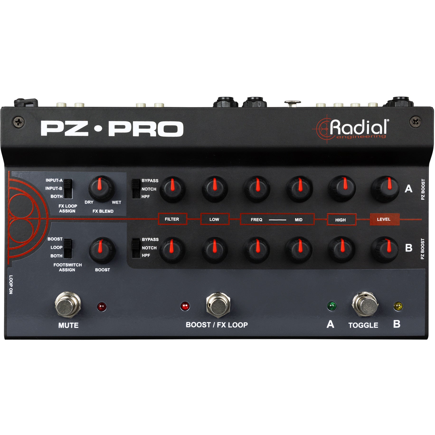 Radial Pz-Pro 2-Channel Instrument Preamp, DI Box and Switcher Radial Pz-Pro 2-Channel Instrument Preamp, DI Box and Switcher von Radial