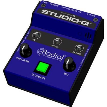 Radial Studio-Q Talkback Interface mit Mikrofon von Radial