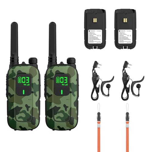 Radioddity PR-T3 Walkie Talkie für Kinder 16 Kanäle PMR446 Funkgerät für 3-12 Jahre Kinder VOX mit Taschenlampe 4KM Reichweite für Abenteuer, Outdoor, Camping, 2 Stücke Radioddity PR-T3 Walkie Talkie für Kinder 16 Kanäle PMR446 Funkgerät für 3-12 Jahre Kinder VOX mit Taschenlampe 4KM Reichweite für Abenteuer, Outdoor, Camping, 2 Stücke von Radioddity