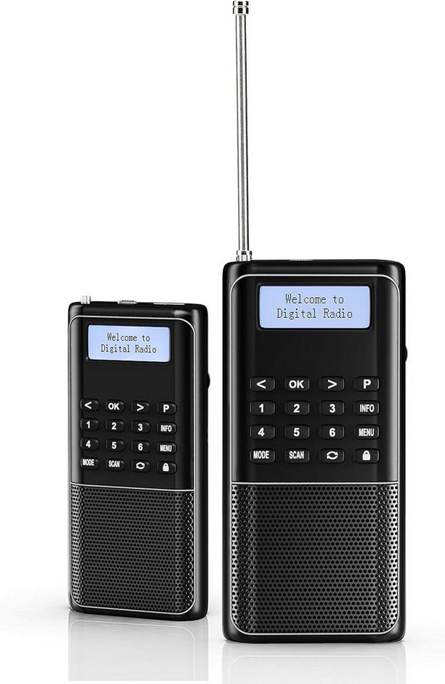 Radioddity Raddy RD23 Tragbares DAB Radio Klein DAB+ UKW Digitalradio mit Akku Radio Radioddity Raddy RD23 Tragbares DAB Radio Klein DAB+ UKW Digitalradio mit Akku Radio von Radioddity