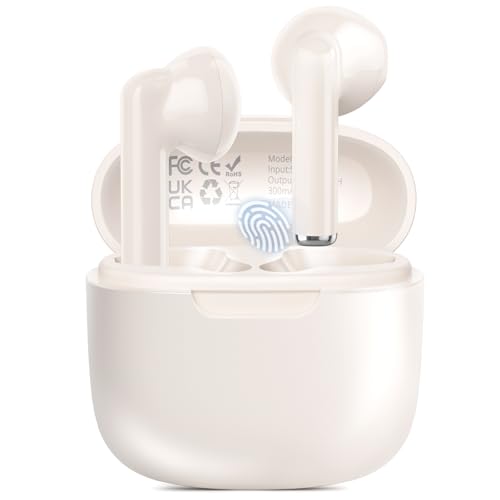 Radiolux Bluetooth Kopfhörer, Kopfhörer Kabellos Bluetooth 5.3 In Ear Kopfhörer mit Hi-FI Stereoton und HD mic, IP7 Wasserdicht Ohrhörer, Touch Control Wireless Ohrhörer Radiolux Bluetooth Kopfhörer, Kopfhörer Kabellos Bluetooth 5.3 In Ear Kopfhörer mit Hi-FI Stereoton und HD mic, IP7 Wasserdicht Ohrhörer, Touch Control Wireless Ohrhörer von Radiolux