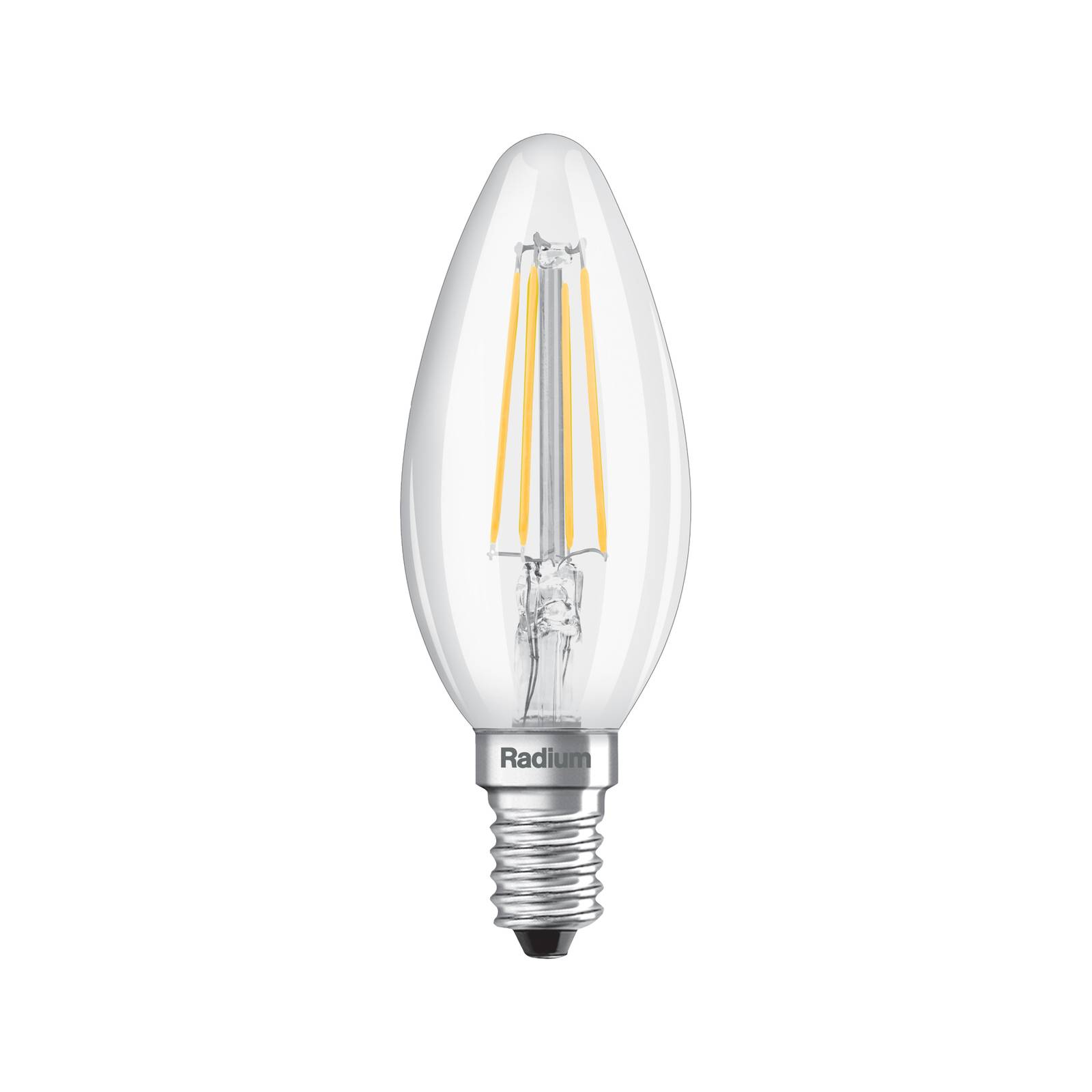 Radium LED-Kerzenlampe Essence, Filament, E14 4W, 827, 470lm von Radium