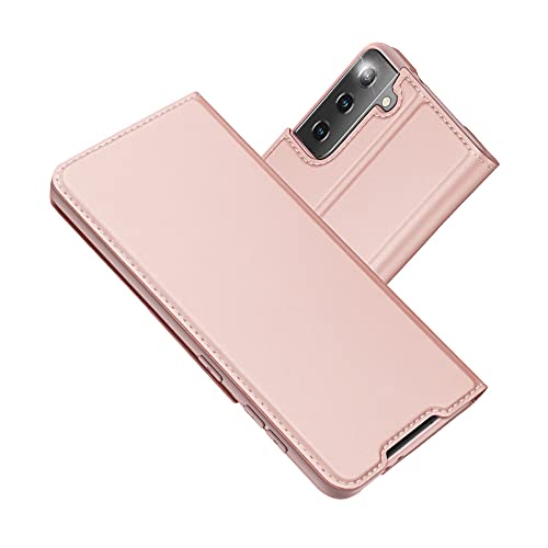 Radoo Kompatibel mit Samsung Galaxy S21 Plus 5G Lederhülle, PU Leder Handyhülle Brieftasche-Stil Magnetisch Klapphülle Etui Brieftasche Hülle Schutzhülle Tasche (Rose Gold) von Radoo