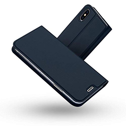 Radoo iPhone XS/X Hülle, Premium PU Leder Handyhülle Brieftasche-stil Magnetisch Folio Flip Klapphülle Etui Brieftasche Hülle Schutzhülle Tasche Case Cover für Apple iPhone XS/iPhone X 5.8 Zoll (Blau) Radoo iPhone XS/X Hülle, Premium PU Leder Handyhülle Brieftasche-stil Magnetisch Folio Flip Klapphülle Etui Brieftasche Hülle Schutzhülle Tasche Case Cover für Apple iPhone XS/iPhone X 5.8 Zoll (Blau) von Radoo