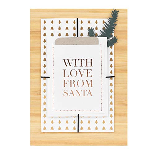 Räder Weihnachtsgeschenkkarte With love form Santa von Räder