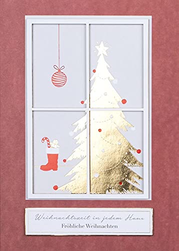 Räder Winterfensterkarte Fröhliche Weihnachten von Räder