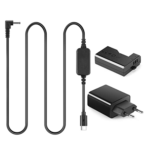 ACK-E10 USB Type-C Kabel LP-E10 Dummy-Batterie DR-E10 PD Adapter Kit für Canon 1100D 1500D 1300D 3000D Kiss X50 70X 80X Rebel T3 T5 T6 Kamera von Raeisusp