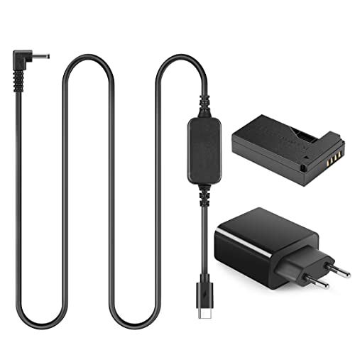 ACK-E15 USB Type-C Kabel LP-E12 Dummy-Batterie DR-E15 PD Adapter Kit für Canon EOS 100D Kiss x7 Rebel SL1 Kamera ACK-E15 USB Type-C Kabel LP-E12 Dummy-Batterie DR-E15 PD Adapter Kit für Canon EOS 100D Kiss x7 Rebel SL1 Kamera von Raeisusp