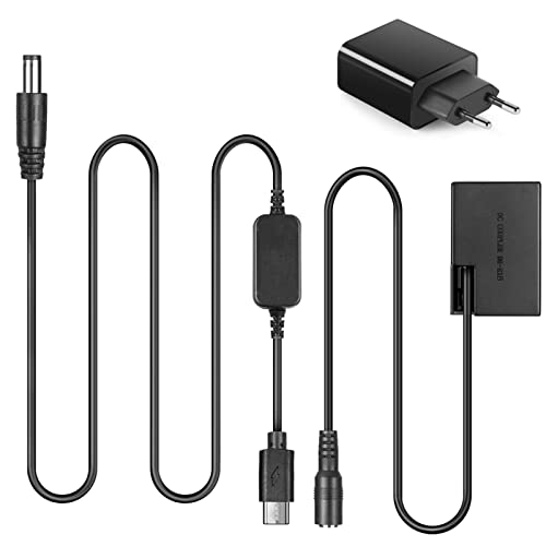 ACK-E18 USB-C-Netzteil DR-E18 DC-Koppler PD-Ladegerät Ersatz-LP-E17-Akku für Canon EOS Rebel T6i T6s T7i SL3 750D 760D 800D 77D Kiss X8i 8000D-Kameras. von Raeisusp