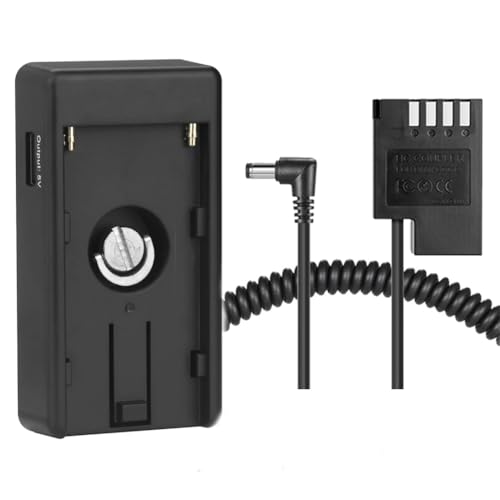 NP-F Akku-Adapter Platte mit DMW-DCC12 BLF19 Dummy-Akku-Kit für Panasonic DMC-GH3 GH4 GH3 GH4K GH5 NP-F Akku-Adapter Platte mit DMW-DCC12 BLF19 Dummy-Akku-Kit für Panasonic DMC-GH3 GH4 GH3 GH4K GH5 von Raeisusp