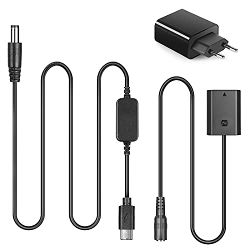 NP-FZ100 USB-Typ-C-Powerbank-Kabel-PD-Adapter für Sony Alpha 9 A9 ILCE-9 ILCE-7M3 A7RIII A7 III ILCE-7M3 ILCE-7M3K A6600 von Raeisusp