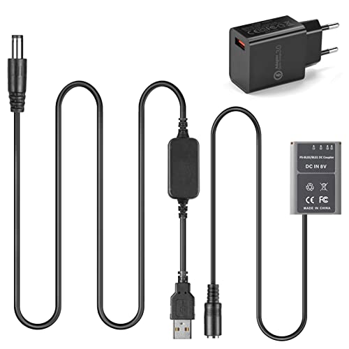PS-BLS5 Dummy-Batterie BLS-5 DC-Koppler-USB-Kabel für Olympus Pen E-PL7 E-PL5 E-PM2 Stift 1 1s OM-D E-M10 E-M10 Mark II III PS-BLS5 Dummy-Batterie BLS-5 DC-Koppler-USB-Kabel für Olympus Pen E-PL7 E-PL5 E-PM2 Stift 1 1s OM-D E-M10 E-M10 Mark II III von Raeisusp