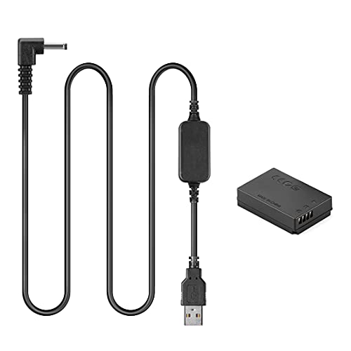 Raeisusp 5V-8.4V USB-Laufwerk Kabel ACK-E12 + DR-E12 DC-Koppler LP-E12 Dummy Batterie DC Grip Kit für Canon EOS M M2 M10 M50 M100 M200 Kiss M, Kiss M2 EOS M50 Mark II Raeisusp 5V-8.4V USB-Laufwerk Kabel ACK-E12 + DR-E12 DC-Koppler LP-E12 Dummy Batterie DC Grip Kit für Canon EOS M M2 M10 M50 M100 M200 Kiss M, Kiss M2 EOS M50 Mark II von Raeisusp