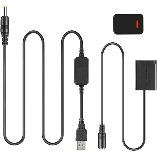 Raeisusp 5V USB-Kabel + DR-110 Koppler NB-13L NB13L Dummy-Batterie für Canon G7X Mark II G1X G7X MII G5X G9X SX720 von Raeisusp