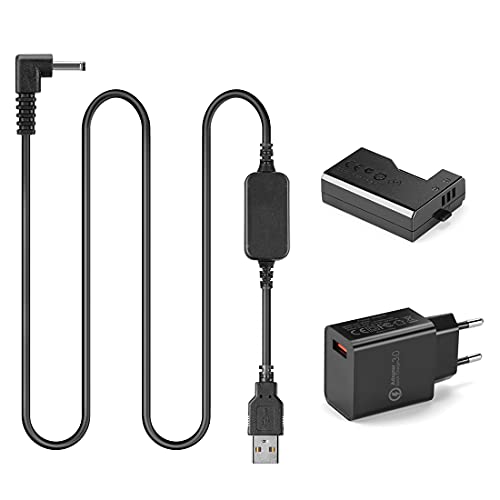 Raeisusp 5V USB Kabel ACK-E10 Mobile Netzteil + DR-E10 LP-E10 LPE10 Dummy Akku DC Grip + 5V 3AMP Adapter Kit für Canon1100D 1200D 1300D 2000D X50 X70 T3 T5 T6 Raeisusp 5V USB Kabel ACK-E10 Mobile Netzteil + DR-E10 LP-E10 LPE10 Dummy Akku DC Grip + 5V 3AMP Adapter Kit für Canon1100D 1200D 1300D 2000D X50 X70 T3 T5 T6 von Raeisusp