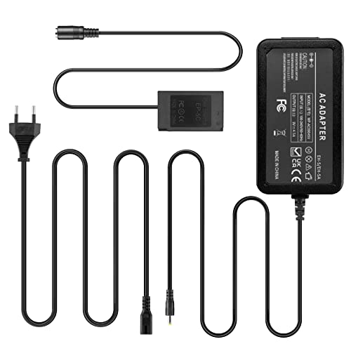 Raeisusp EH-5/EH-5A Netzteil-Kit für Nikon 1 J1, J2, S1, J3, Coolpix A, AW1, V3, DL24-500, CoolPix P1000, P950 - 9V DC, 4.5A, AC 100-240V, Proprietärer DC-Stecker, Ladestation, Kameranetzteil Raeisusp EH-5/EH-5A Netzteil-Kit für Nikon 1 J1, J2, S1, J3, Coolpix A, AW1, V3, DL24-500, CoolPix P1000, P950 - 9V DC, 4.5A, AC 100-240V, Proprietärer DC-Stecker, Ladestation, Kameranetzteil von Raeisusp