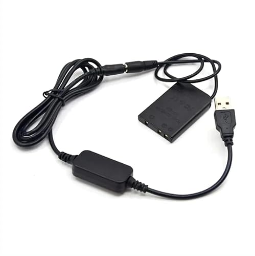 Raeisusp EN-EL5 Akku für Schnuller EP-62A EH-62A DC Kupplung mit USB-Kabel für Nikon Coolpix P6000 P80 P90 P100 P500 P510 P520 P530 S10 Kameras von Raeisusp