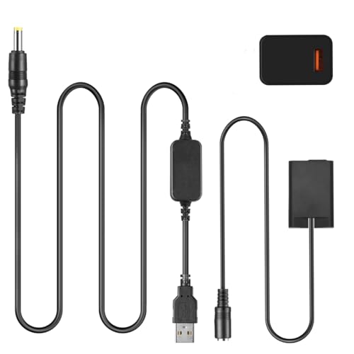 Raeisusp EP-5G Gleichstromkoppler EN-EL25 EN-EL25a Dummy-Akku + EH-5A USB-Stromkabelanschluss + QC3.0 USB-Adapter für Nikon Z30 Z50 ZFC-Kameras Raeisusp EP-5G Gleichstromkoppler EN-EL25 EN-EL25a Dummy-Akku + EH-5A USB-Stromkabelanschluss + QC3.0 USB-Adapter für Nikon Z30 Z50 ZFC-Kameras von Raeisusp