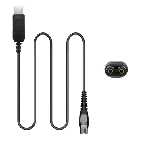Raeisusp HQ8505 15V Rasierer USB Ladegerät Stromkabel für Philips Elektrorasierer Serie 3000 5000 7000 9000 Norelco One Blade QP6520 QP6510 Raeisusp HQ8505 15V Rasierer USB Ladegerät Stromkabel für Philips Elektrorasierer Serie 3000 5000 7000 9000 Norelco One Blade QP6520 QP6510 von Raeisusp