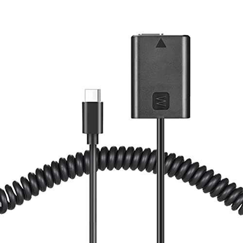 Raeisusp USB-Typ-C-Federkabel AC-PW20 NP-FW50 Atapter-Kabel für Sony NEXC3 NEXC5 NEX7 A3500 A5100 A5000 A7000 SLTA33 A7R Raeisusp USB-Typ-C-Federkabel AC-PW20 NP-FW50 Atapter-Kabel für Sony NEXC3 NEXC5 NEX7 A3500 A5100 A5000 A7000 SLTA33 A7R von Raeisusp
