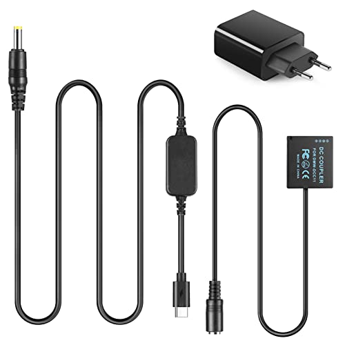 USB-Typ-C-Kabel AC8 DMW-BLG10 BLE9 DCC11 DC-Koppler PD-Adapter für Lumix DMC-GF6 GF5 GF3K GX7 S6 S6K GX80 GX85 von Raeisusp