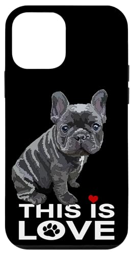 Black Frenchie This Is Love Dog Französische Bulldogge Liebhaber Hülle für iPhone 12 mini Black Frenchie This Is Love Dog Französische Bulldogge Liebhaber Hülle für iPhone 12 mini von Raf THE ARTIST Designs