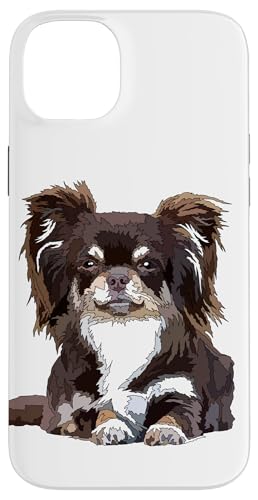 Brauner Chihuahua Langhaar Chiwawa Langhaariger Hund Hülle für iPhone 14 Plus Brauner Chihuahua Langhaar Chiwawa Langhaariger Hund Hülle für iPhone 14 Plus von Raf THE ARTIST Designs