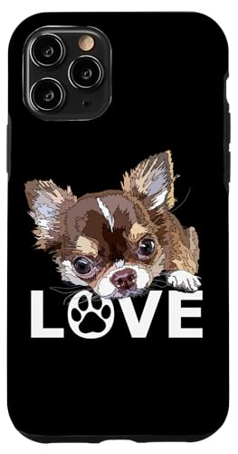 Braunes langes Haar Chihuahua Puppy Chiwawa Hundeliebhaber Hülle für iPhone 11 Pro Braunes langes Haar Chihuahua Puppy Chiwawa Hundeliebhaber Hülle für iPhone 11 Pro von Raf THE ARTIST Designs