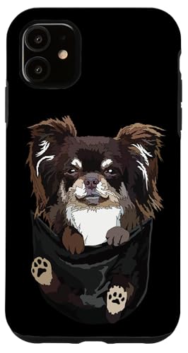 Chihuahua In Pocket Chihuahua Langhaar Hund Chiwawa Liebhaber Hülle für iPhone 11 Chihuahua In Pocket Chihuahua Langhaar Hund Chiwawa Liebhaber Hülle für iPhone 11 von Raf THE ARTIST Designs