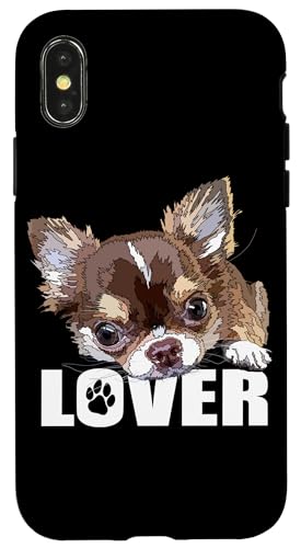 Chihuahua Lover Brown Chiwawa Puppy Dog Lover Long Hair Hülle für iPhone X/XS Chihuahua Lover Brown Chiwawa Puppy Dog Lover Long Hair Hülle für iPhone X/XS von Raf THE ARTIST Designs
