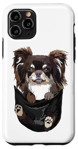 Chihuahua Lover Langhaar Chihuahua Hund in Tasche Hülle für iPhone 11 Pro Chihuahua Lover Langhaar Chihuahua Hund in Tasche Hülle für iPhone 11 Pro von Raf THE ARTIST Designs