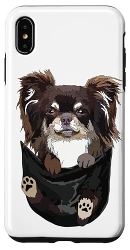 Chihuahua Lover Langhaar Chihuahua Hund in Tasche Hülle für iPhone XS Max Chihuahua Lover Langhaar Chihuahua Hund in Tasche Hülle für iPhone XS Max von Raf THE ARTIST Designs