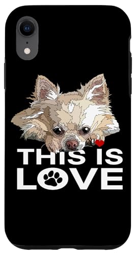 Chihuahua Lover This Is Love Chiwawa Langhaar Hund Hülle für iPhone XR Chihuahua Lover This Is Love Chiwawa Langhaar Hund Hülle für iPhone XR von Raf THE ARTIST Designs