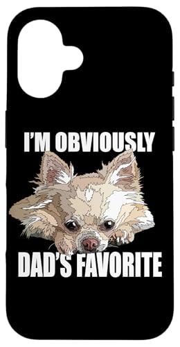 Chihuahua-Papas Lieblingshund mit langen Haaren, Chiwawawa-Vater Hülle für iPhone 16 Chihuahua-Papas Lieblingshund mit langen Haaren, Chiwawawa-Vater Hülle für iPhone 16 von Raf THE ARTIST Designs