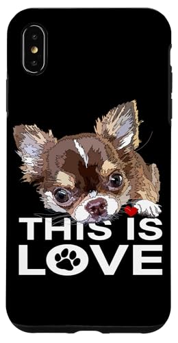 Chihuahua This Is Love Dog, Langer Chiwawa-Welpe, braun Hülle für iPhone XS Max Chihuahua This Is Love Dog, Langer Chiwawa-Welpe, braun Hülle für iPhone XS Max von Raf THE ARTIST Designs