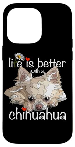 Das Leben ist besser mit einem Chihuahua-Hund Chiwawa Long Hair Lover Hülle für iPhone 14 Pro Max Das Leben ist besser mit einem Chihuahua-Hund Chiwawa Long Hair Lover Hülle für iPhone 14 Pro Max von Raf THE ARTIST Designs