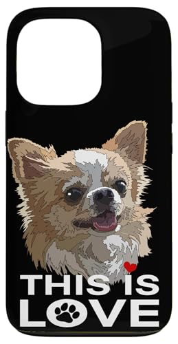 Happy Chihuahua This Is Love Long Hair Chiwawa Hundeliebhaber Hülle für iPhone 13 Pro Happy Chihuahua This Is Love Long Hair Chiwawa Hundeliebhaber Hülle für iPhone 13 Pro von Raf THE ARTIST Designs