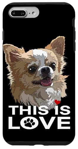 Happy Chihuahua This Is Love Long Hair Chiwawa Hundeliebhaber Hülle für iPhone 7 Plus/8 Plus Happy Chihuahua This Is Love Long Hair Chiwawa Hundeliebhaber Hülle für iPhone 7 Plus/8 Plus von Raf THE ARTIST Designs
