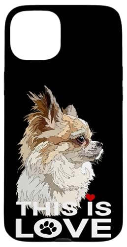 Langhaar Chihuahua Hund This Is Love Chiwawa Lover Hülle für iPhone 15 Plus Langhaar Chihuahua Hund This Is Love Chiwawa Lover Hülle für iPhone 15 Plus von Raf THE ARTIST Designs