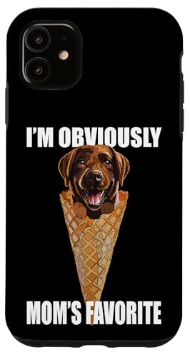 Lustiger Schokoladen-Labor Eiscreme-Hund, brauner Labrador, Mutter, Mutter Hülle für iPhone 11 Lustiger Schokoladen-Labor Eiscreme-Hund, brauner Labrador, Mutter, Mutter Hülle für iPhone 11 von Raf THE ARTIST Designs