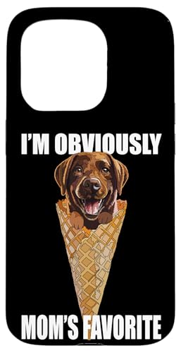 Lustiger Schokoladen-Labor Eiscreme-Hund, brauner Labrador, Mutter, Mutter Hülle für iPhone 15 Pro von Raf THE ARTIST Designs