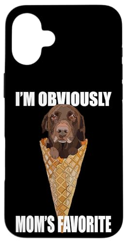 Lustiges Schokoladenlabor, Eiscreme, brauner Labrador, Mama, Mutter Grill Hülle für iPhone 16 Plus Lustiges Schokoladenlabor, Eiscreme, brauner Labrador, Mama, Mutter Grill Hülle für iPhone 16 Plus von Raf THE ARTIST Designs