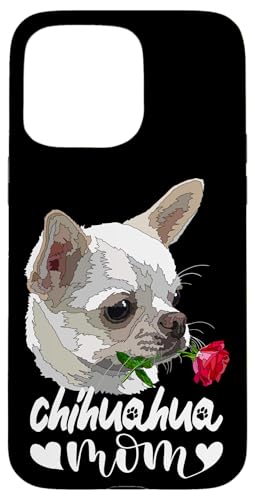 Weiße Chihuahua Teetasse Mama Chiwawa Mutter Mädchen Hülle für iPhone 15 Pro Max Weiße Chihuahua Teetasse Mama Chiwawa Mutter Mädchen Hülle für iPhone 15 Pro Max von Raf THE ARTIST Designs
