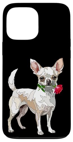 Weiße Teetasse Chihuahua Hund mit roter Rose für Mutter Mutter Mädchen Hülle für iPhone 13 Pro Max Weiße Teetasse Chihuahua Hund mit roter Rose für Mutter Mutter Mädchen Hülle für iPhone 13 Pro Max von Raf THE ARTIST Designs