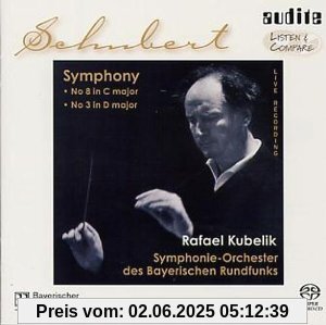 Franz Schubert: Symphonien Nr. 8 & 3 von Rafael Kubelik
