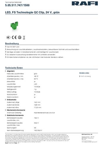 RAFI 5.05.511.747/1500 LED-Element 1St. von Rafi